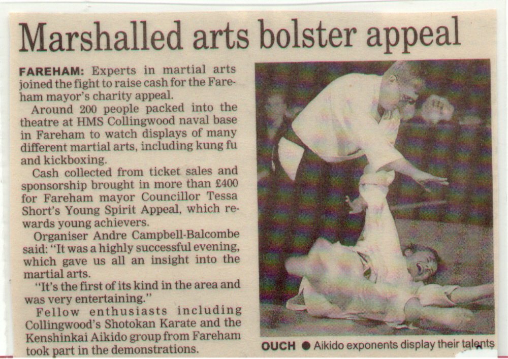 Marshalled Arts Bolster Appeal - 1995