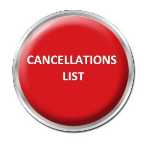 Cancellations List